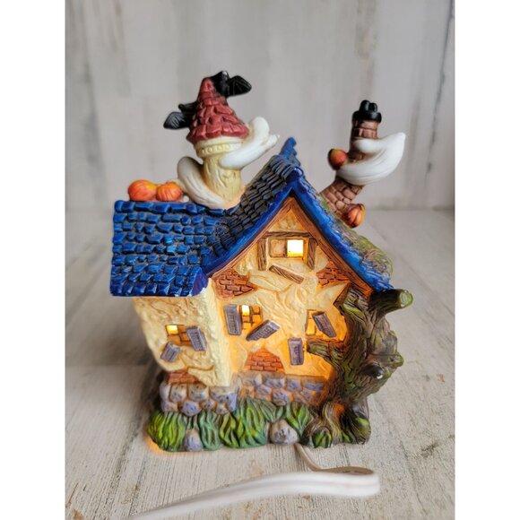 Spooky hollow AS IS haunted house ceramic vintage village accessory - Picture 8 of 11